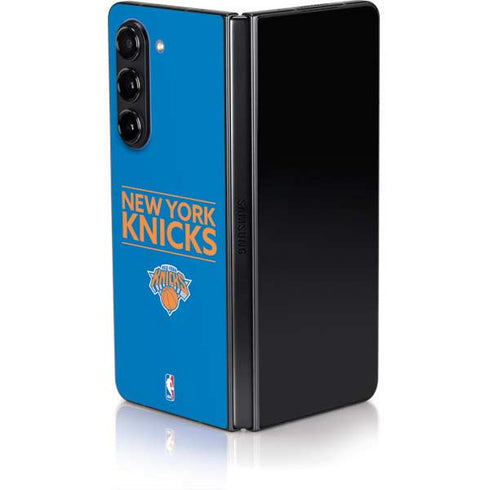 NBA New York Knicks Standard - Blue Galaxy Z Fold5 5G Skin
